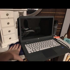 HP 15 inch laptop gray great shape !
